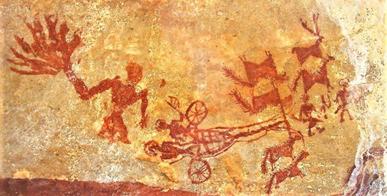 ancient indian cave paintings